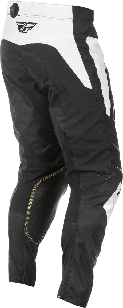 Fly-Racing-2025-Mens-Kinetic-SYM-Motorcycle-Riding-Pants-Black/White-right-side