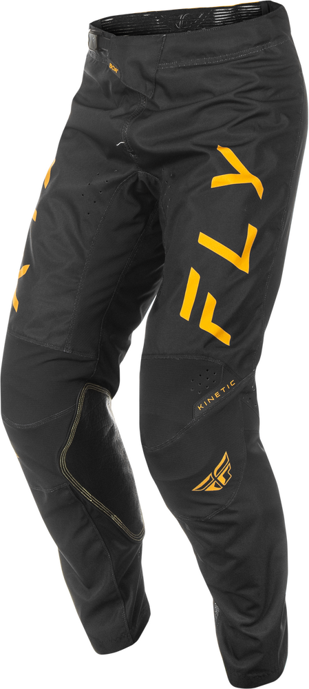 Fly-Racing-2025-Men's-Kinetic-Center-Motorcycle-Riding-Pants-Black-Gold-side