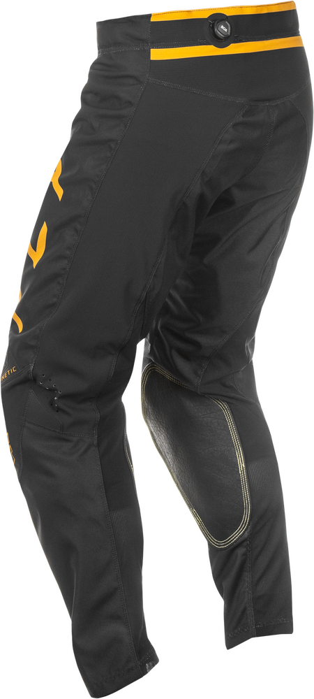 Fly-Racing-2025-Men's-Kinetic-Center-Motorcycle-Riding-Pants-Black-Gold-left-side