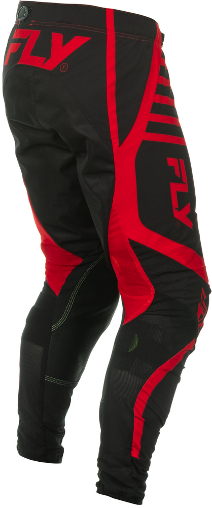 Fly-Racing-2025-Men's-Lite-Motorcycle-Riding-Pants-Black-Red-right-side