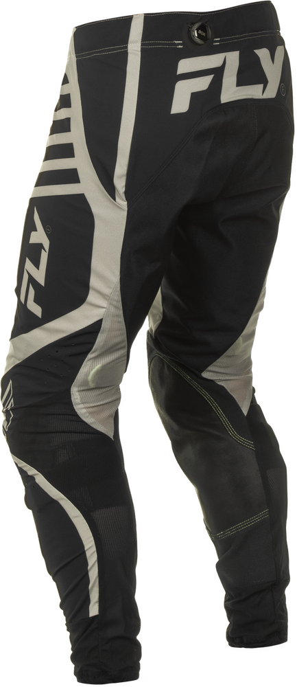 Fly-Racing-2025-Men's-Lite-Motorcycle-Riding-Pants-Black-Grey-left-side