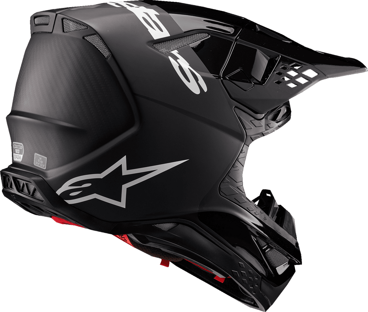 Alpinestars-Supertech-M10-Flood-Off-Road-Motocross-Helmet-Black-Dark-Grey-back-side-view