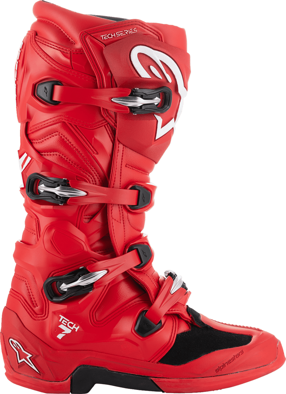  Alpinestars-Tech-7-Off-Road-Motorcycle-Boots-red-right-side