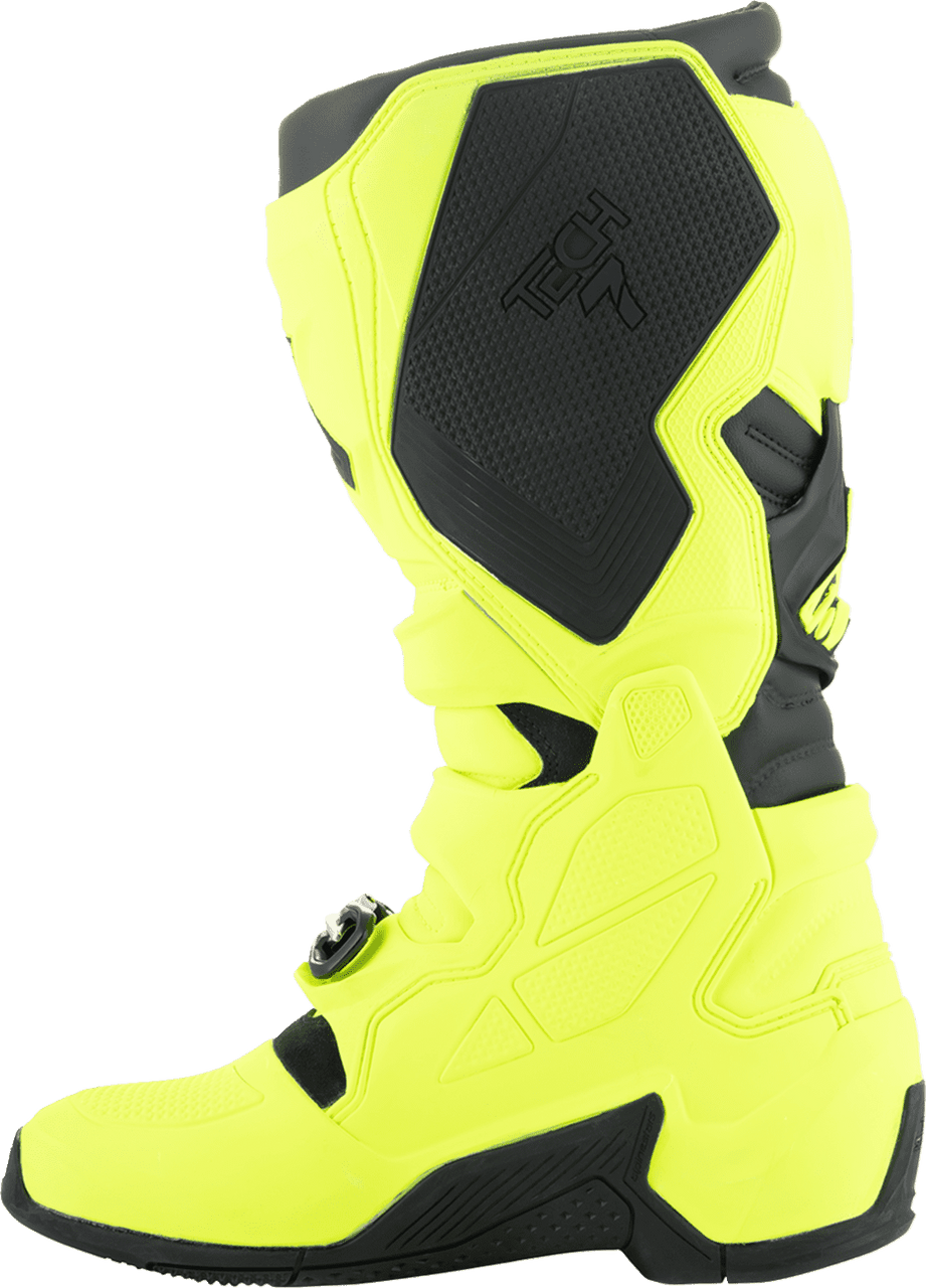  Alpinestars-Tech-7-Off-Road-Motorcycle-Boots-Yellow-Fluo-left-side