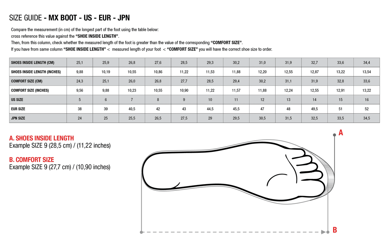  Alpinestars-Tech-7-Off-Road-Motorcycle-Boots-size-chart