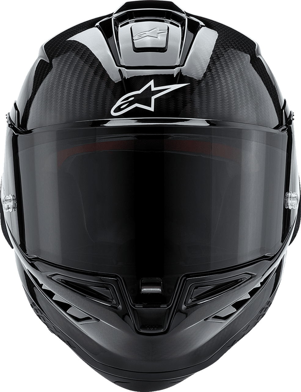 Alpinestars-Supertech-R10-Solid-Full-Face-Motorcycle-Helmet-Carbon-Black-front