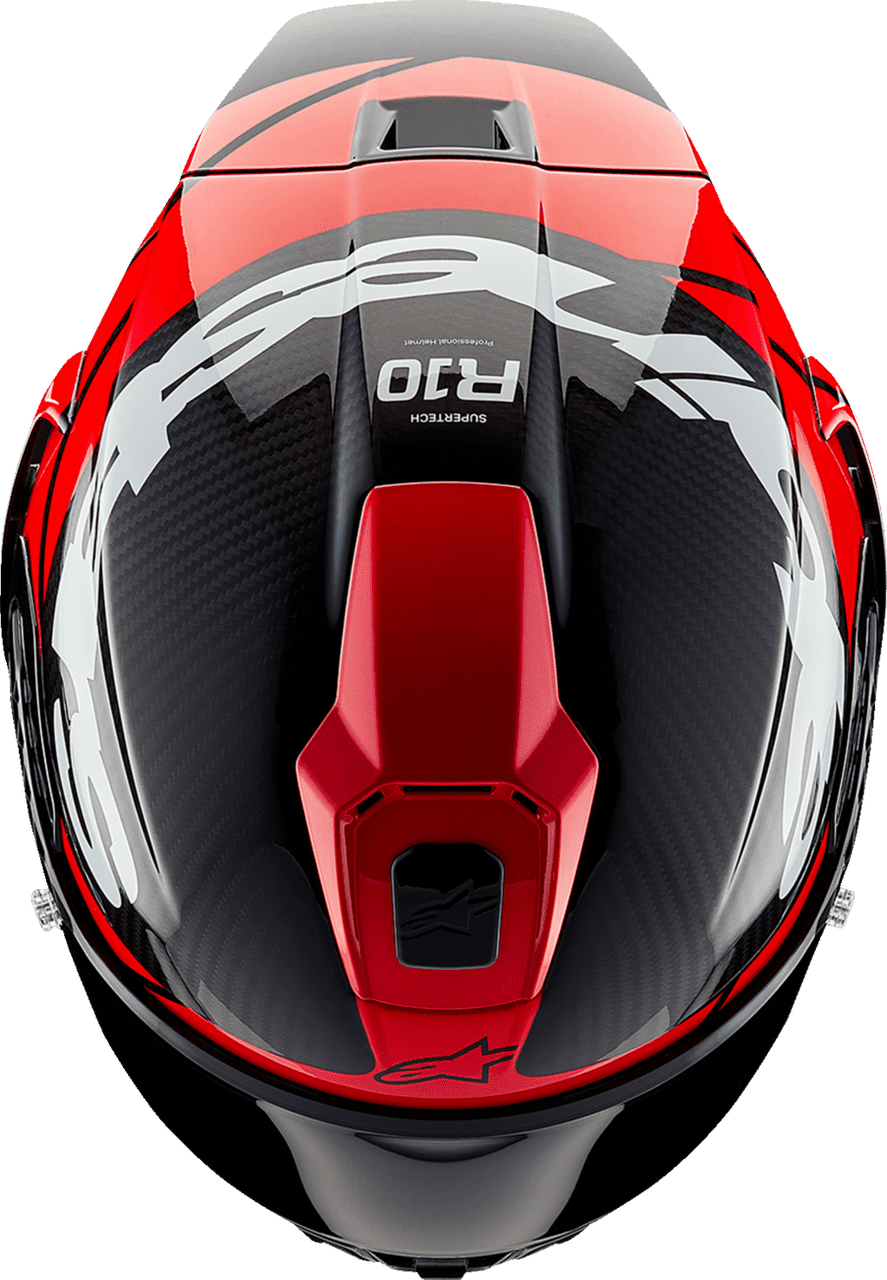 alpinestars-supertech-r10-element-full-face-motorcycle-racing-helmet-carbon-red-white-top