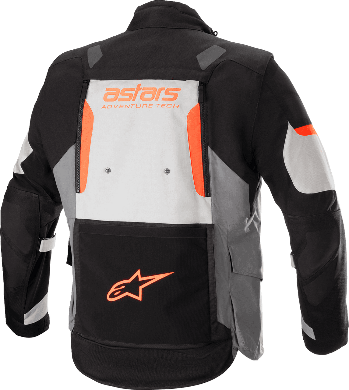 Alpinestars-Mens-Halo-Drystar-Textile-Motorcycle-Jacket-Grey-Black-back