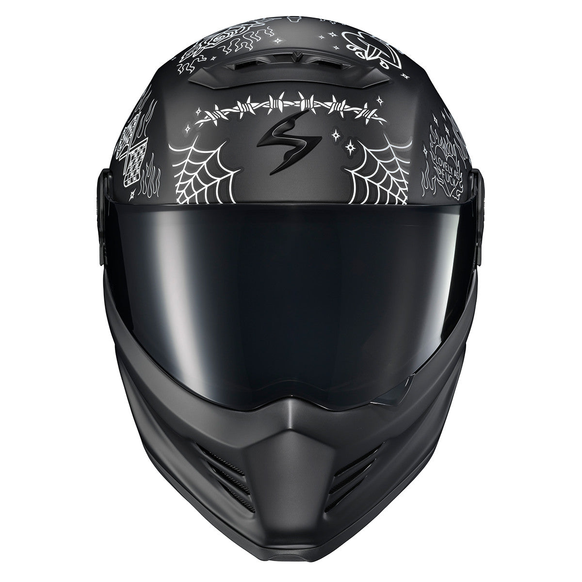 Scorpion-Exo-Covert-FX-The-Litas-2-Full-Face-Motorcycle-Helmet-Black-front