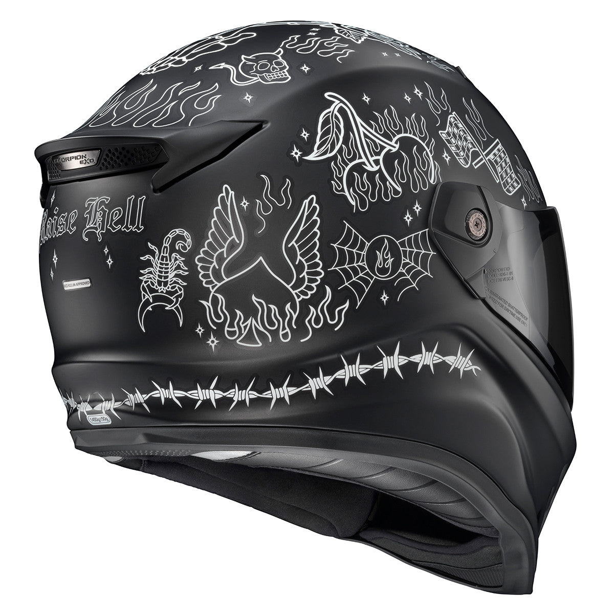 Scorpion-Exo-Covert-FX-The-Litas-2-Full-Face-Motorcycle-Helmet-Black-rear-side