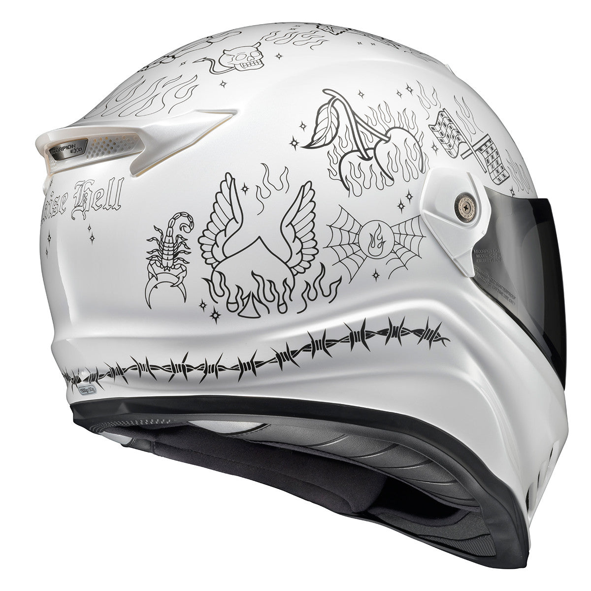 Scorpion-Exo-Covert-FX-The-Litas-2-Full-Face-Motorcycle-Helmet-White-rear-side