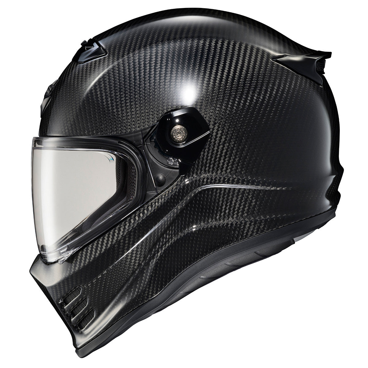 Scorpion-Exo-Covert-FX-Carbon-Full-Face-Motorcycle-Helmet-Gloss-Black-clear-visor