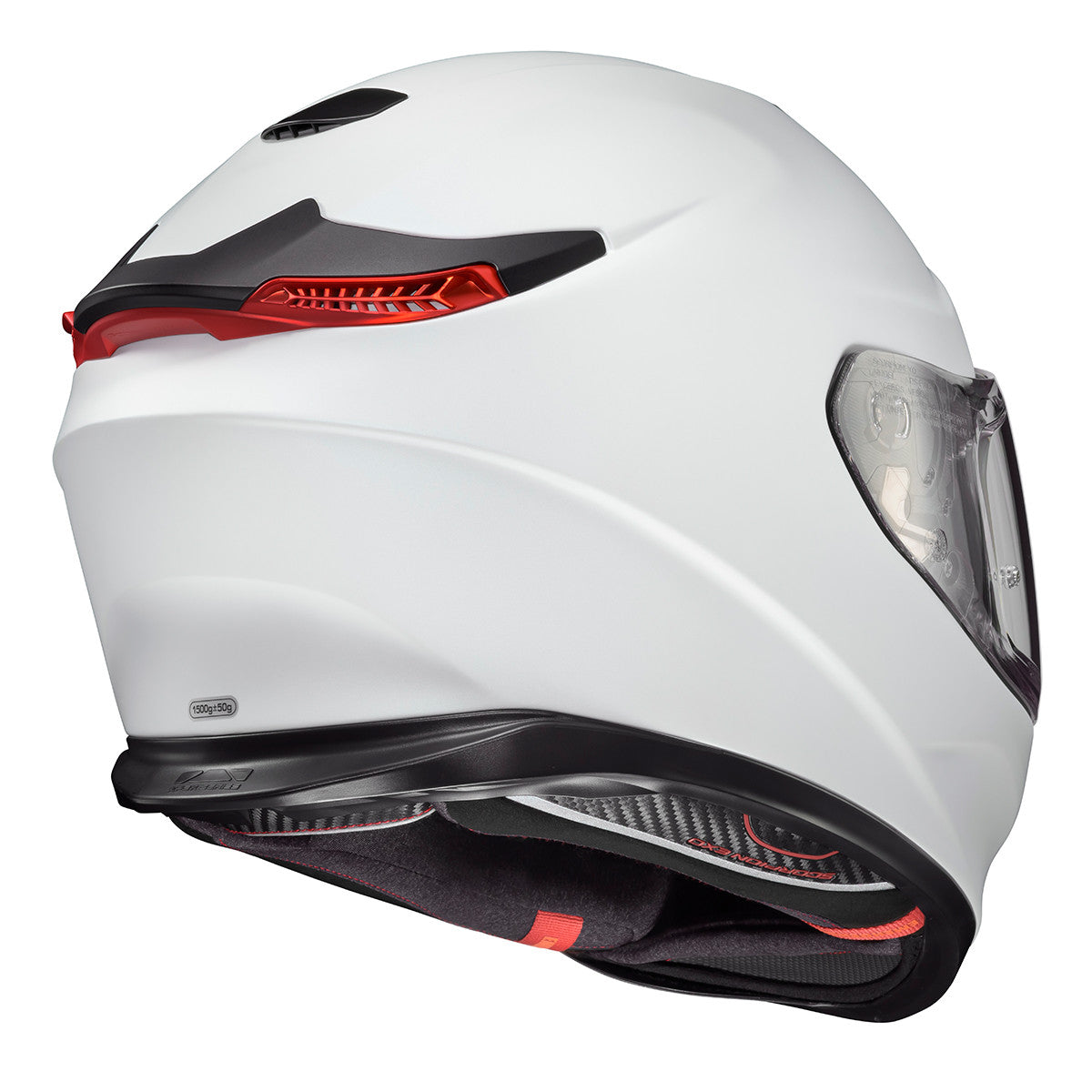 Scorpion-Exo-Apex-Eclipse-Solid-Full-Face-Motorcycle-Helmet-Matte-pearl-white-rear-side