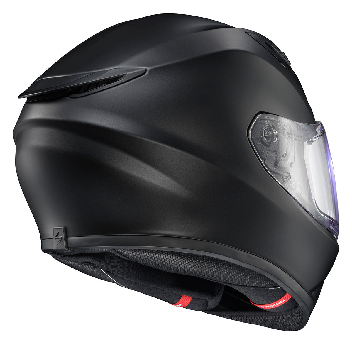 Scorpion-Exo-R430-Solid-Full-Face-Motorcycle-Helmet-Matte-Black-rear-side