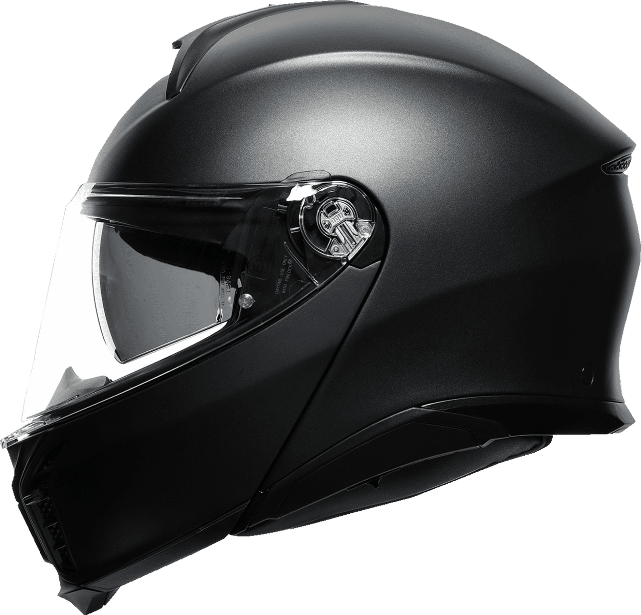 AGV-Tourmodular-Solid-Motorcycle-Helmet-Matte-Black-side-view