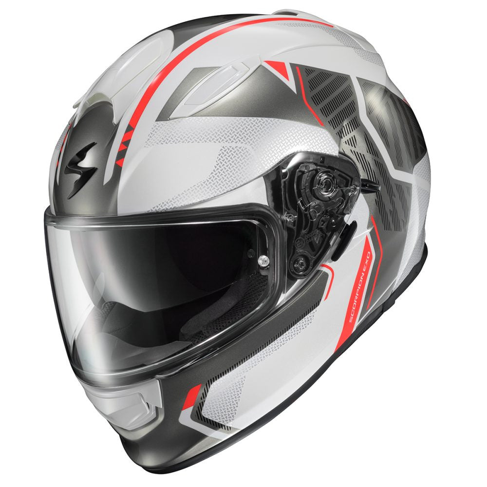 Scorpion-Exo-Ryzer-Switch-Full-Face-Motorcycle-Helmet-White-Grey-front-side