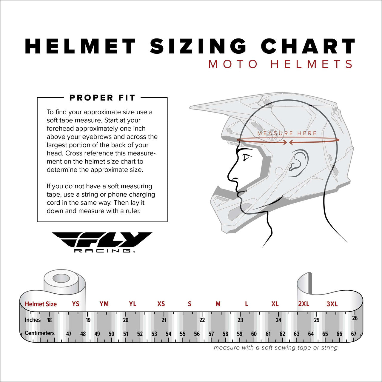 Fly-Racing-Formula-S-Carbon-Solid-Off-Road-Motorcycle-Helmet-White-size-chart