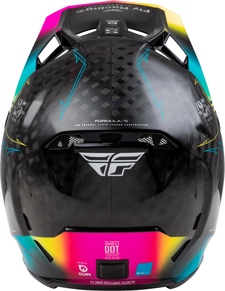 Fly-Racing-Formula-S-Carbon-Protocol-Off-Road-Motorcycle-Helmet-Black-Blue-Fuschia-back-view