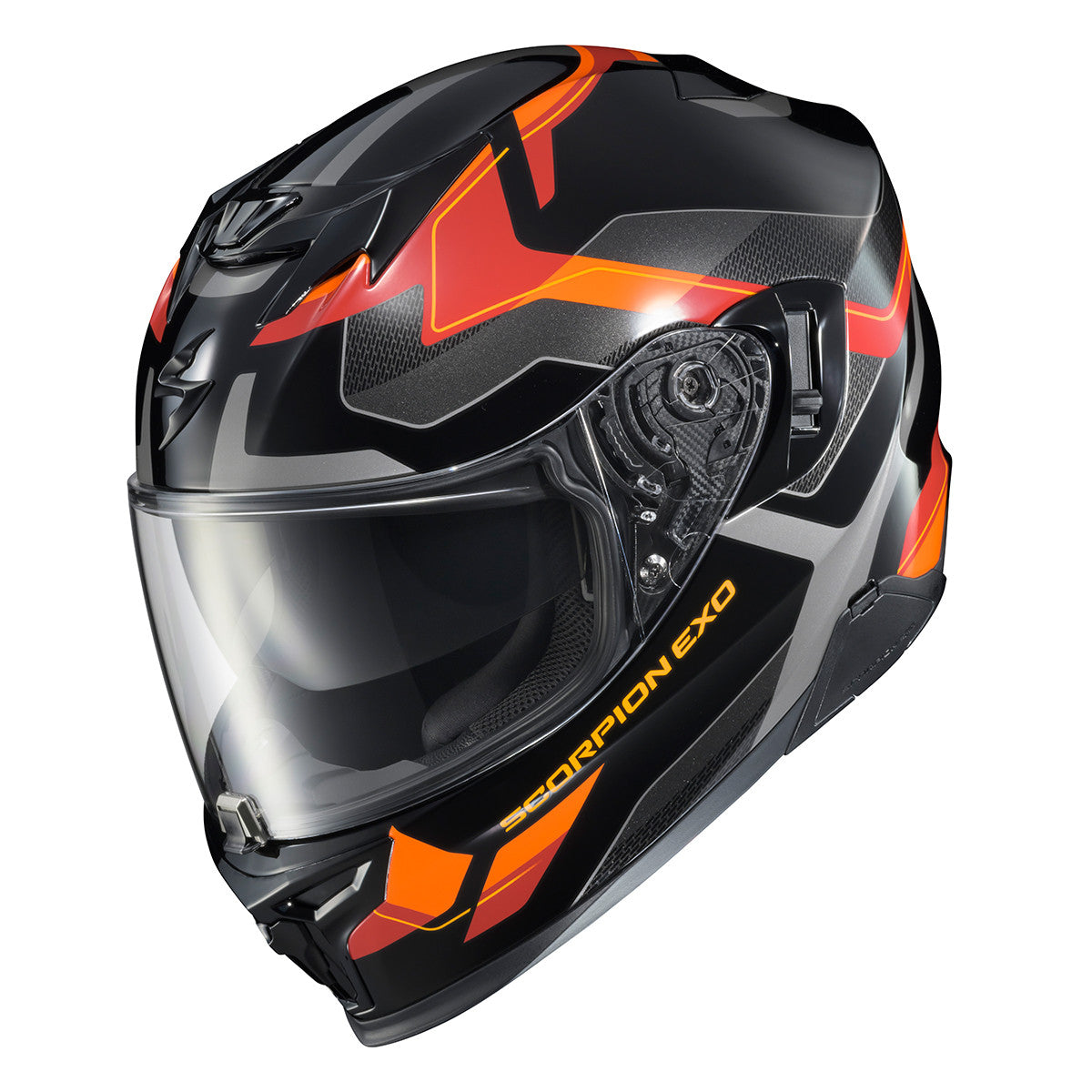 Scorpion-EXO-T520-Zuse-Full-Face-Motorcycle-Helmet-Orange-Front-Side