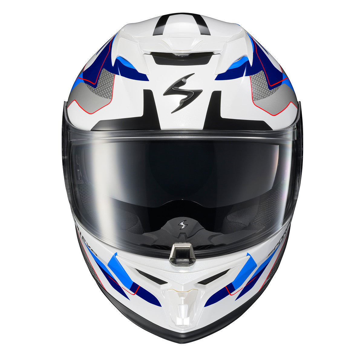 Scorpion-EXO-T520-Zuse-Full-Face-Motorcycle-Helmet-White-Blue-Front