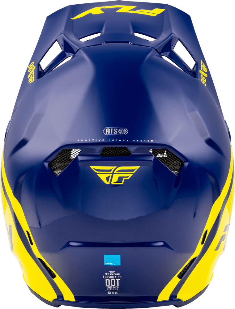 Fly-Racing-2025-Formula-CC-Objective-Off-Road-Motocross-Helmet-Navy-Yellow-back