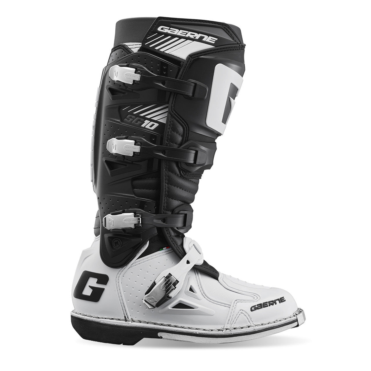 gaerne-sg-10-off-road-motorcycle-boots-black-white-side-view