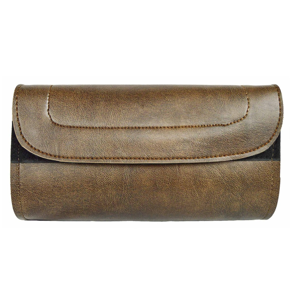 Vance VS124DB Distressed Brown Motorcycle Handlebar Bag Toolbag