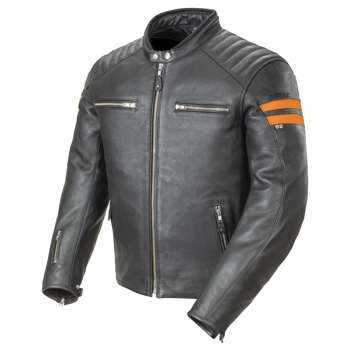 Joe Rocket Classic 92 Mens Leather Motorcycle Jacket