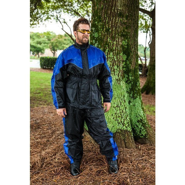 Thunder Under RS5001 Mens and Womens Two Piece Rainsuit Motorcycle Rain Gear