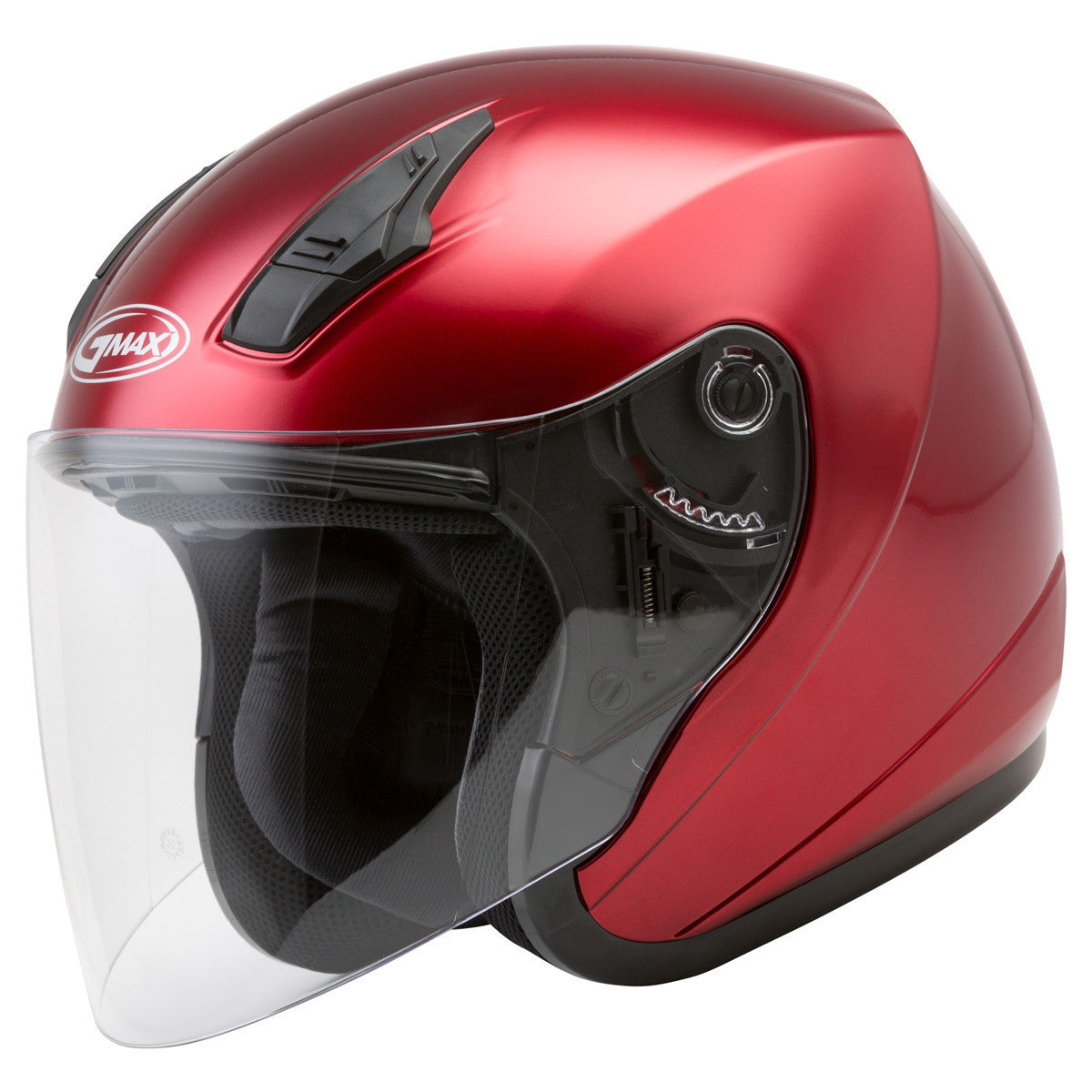 GMax OF17 Open Face Helmet - Candy Red