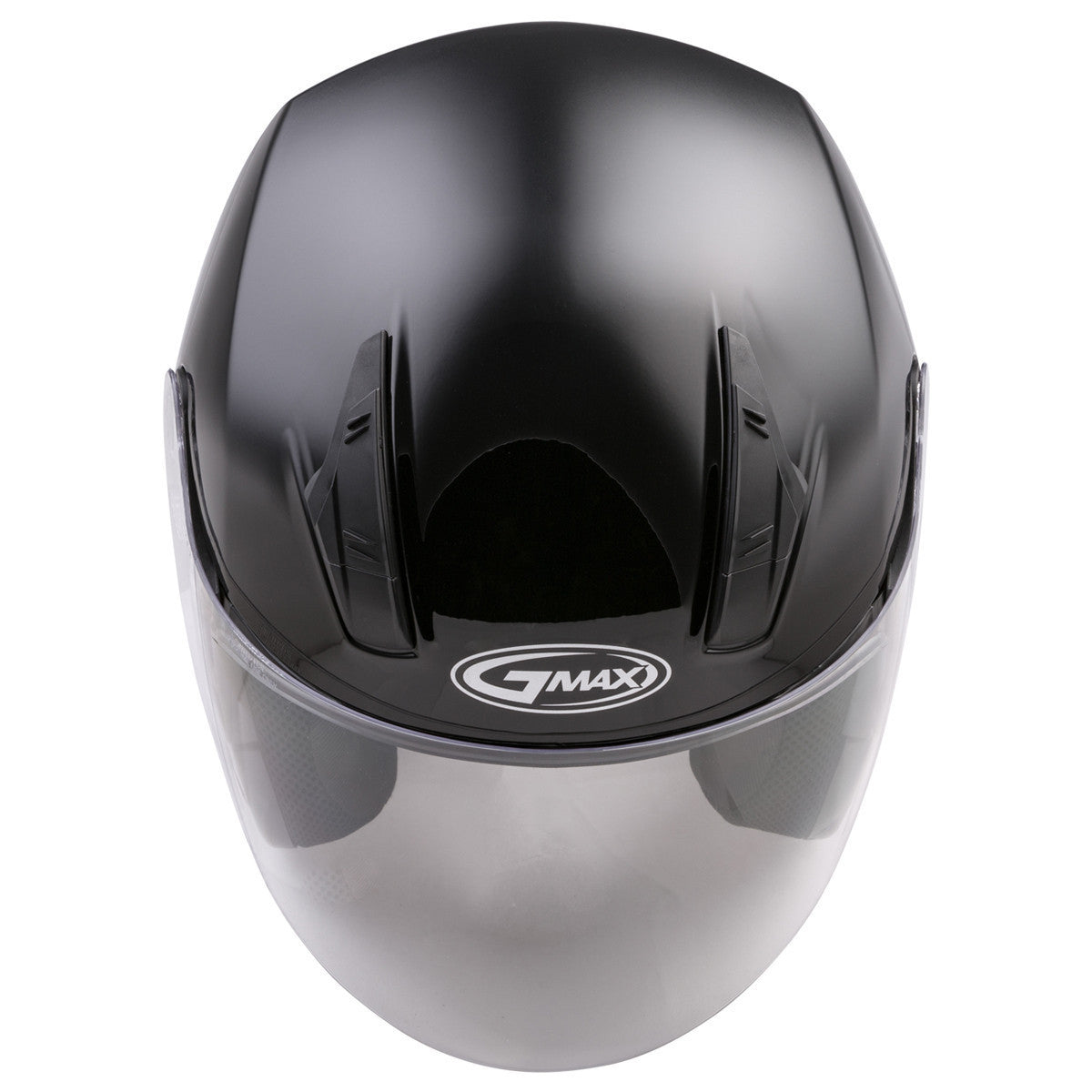 GMax OF17 Open Face Helmet - Black Top View