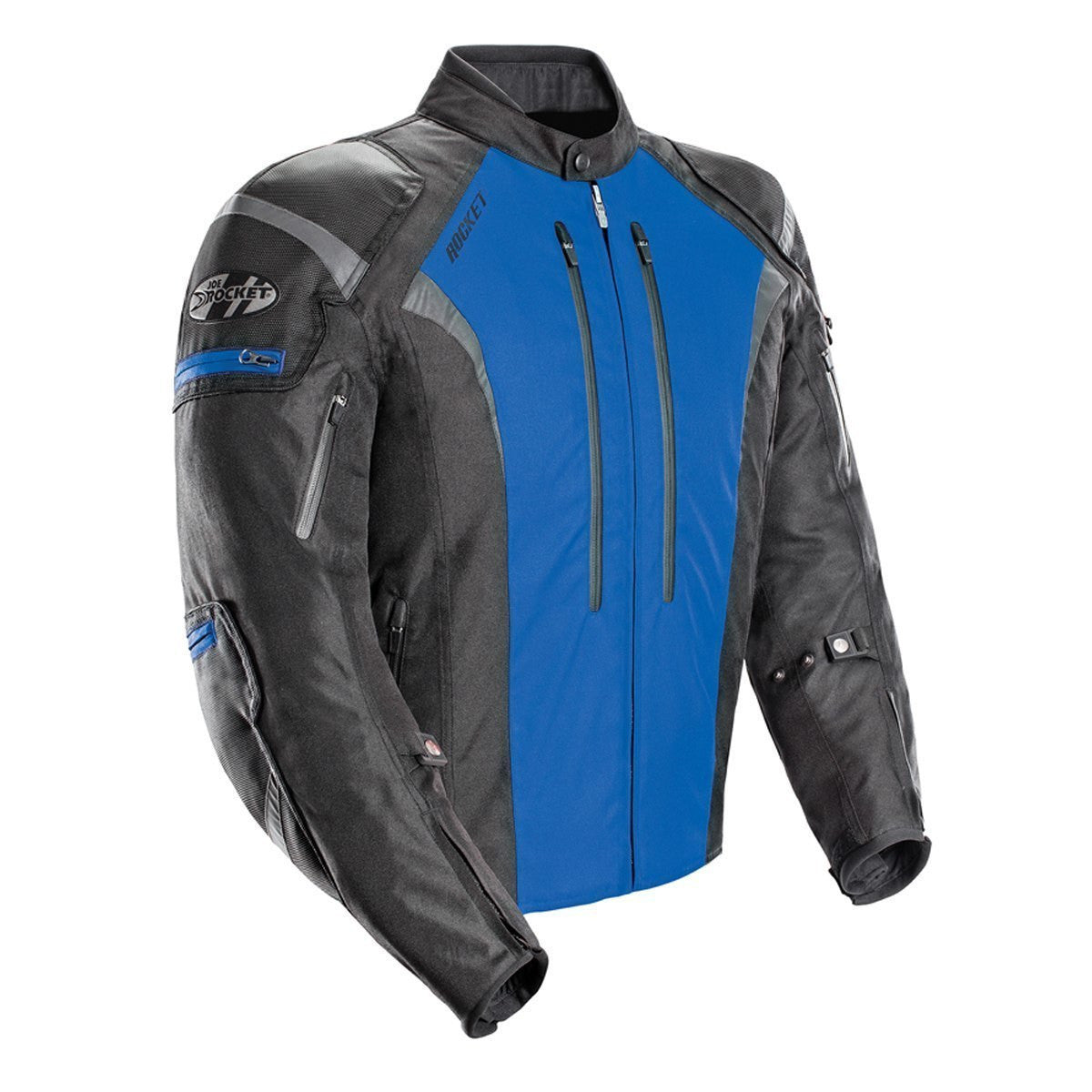 Joe Rocket Atomic 5.0 Waterproof Mens Textile Motorcycle Jacket - Blue