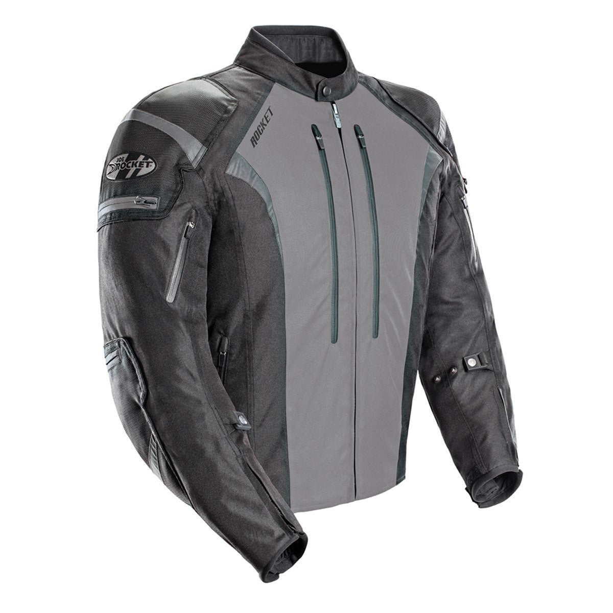 Joe Rocket Atomic 5.0 Waterproof Mens Textile Motorcycle Jacket - Grey