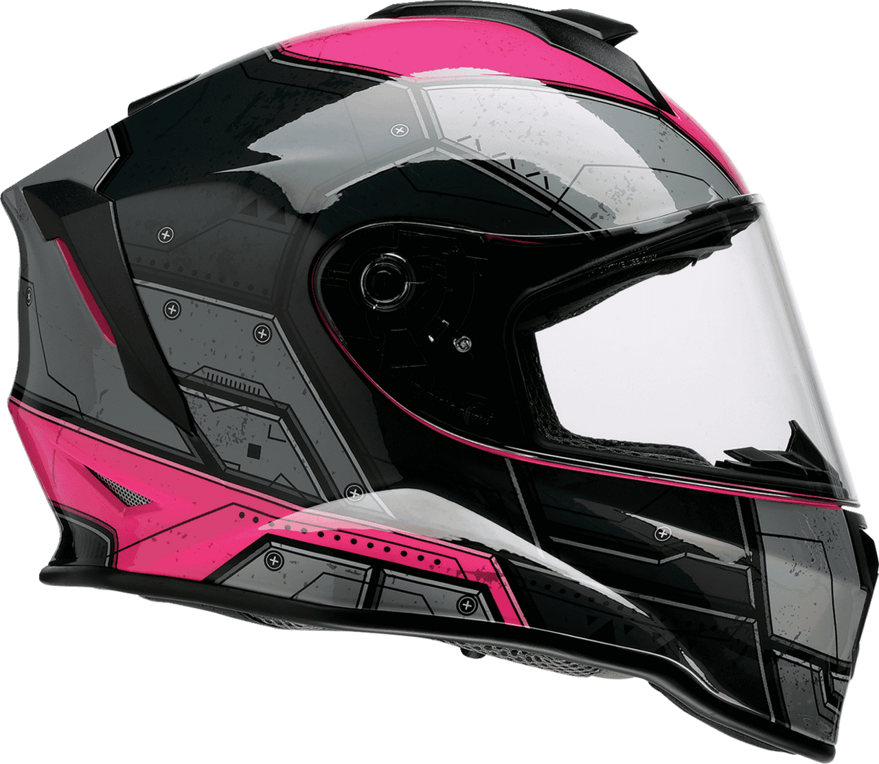 z1r-youth-warrant-sentinel-full-face-motorcycle-helmet-pink-side-view