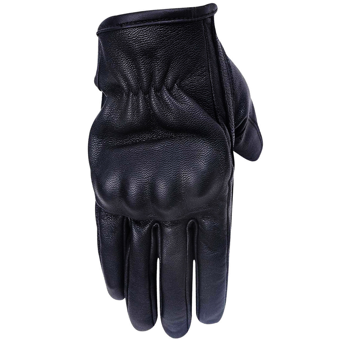 Vance VL474 Women's Black Leather Knuckle Armored Riding Gloves