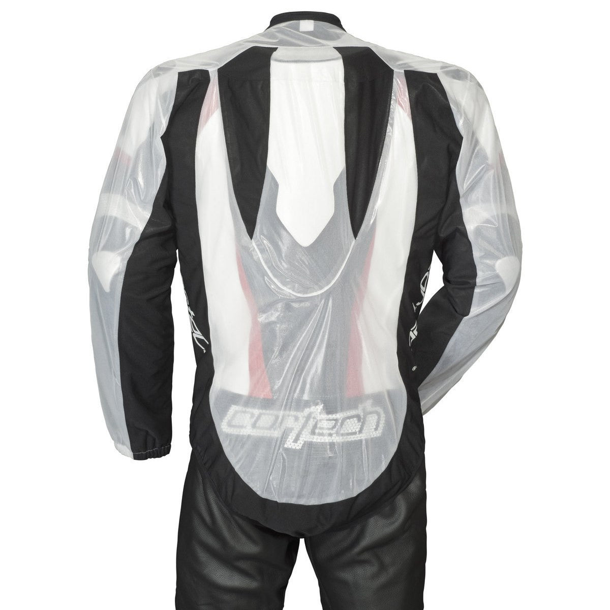 Cortech Road Race Mens Motorcycle Rainsuit Jacket - Back  View