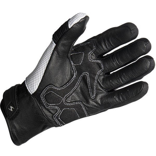 Scorpion Coolhand II Motorcycle Gloves - Silver Palm View