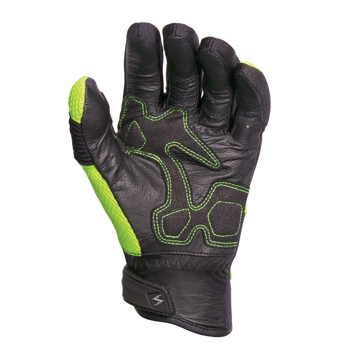 Scorpion Coolhand II Motorcycle Gloves - Neon Palm View