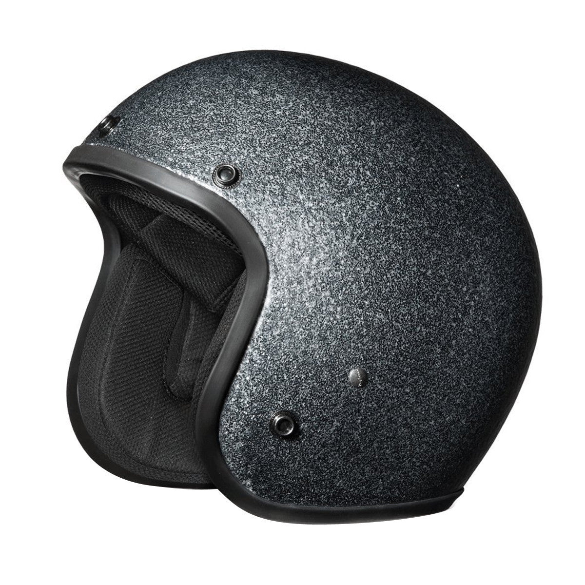 Daytona Cruiser Metal Flake Helmet - Gun Metal