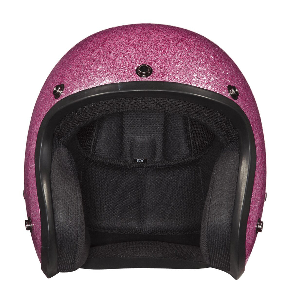 Daytona Women's Cruiser Metal Flake Helmet - Front View