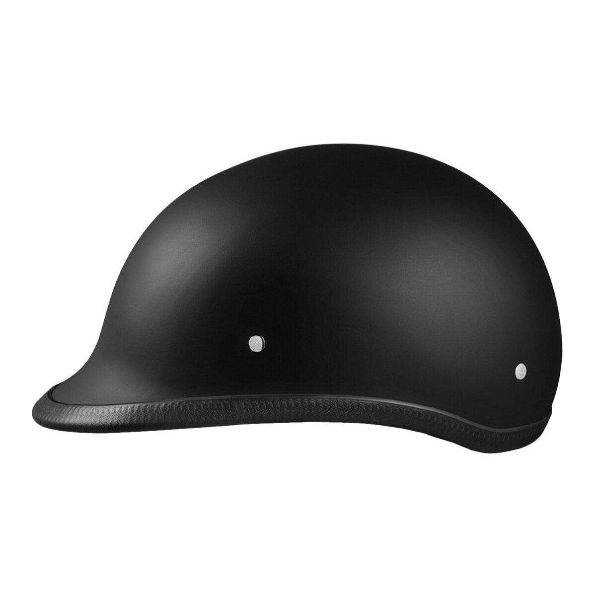 Daytona Polo Half Helmet - Flat Black Left View