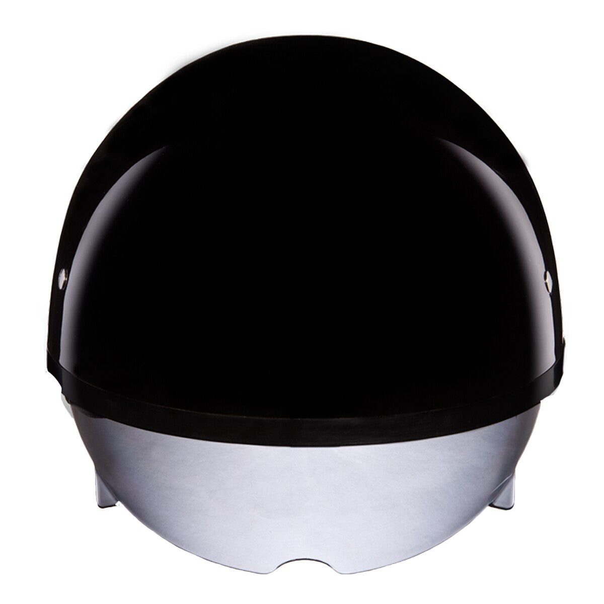 Daytona Skull Cap Half Helmet with Inner Sun Shield - Front-View