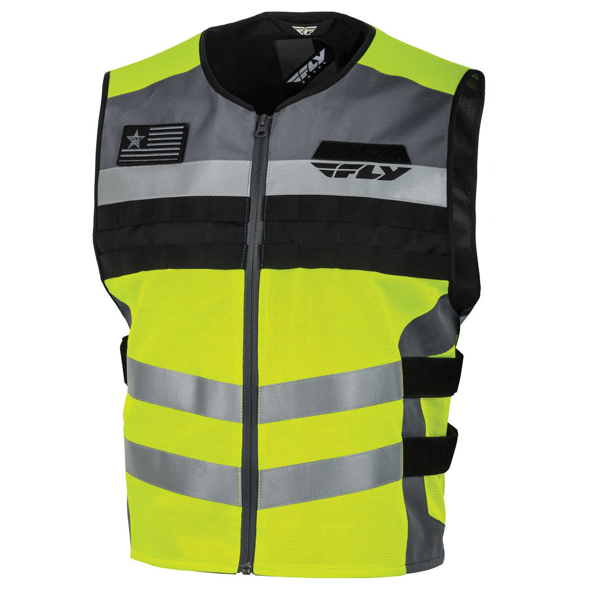 Fly Fast-Pass High Visibility Orange or Yellow Motorcycle Safety Vest