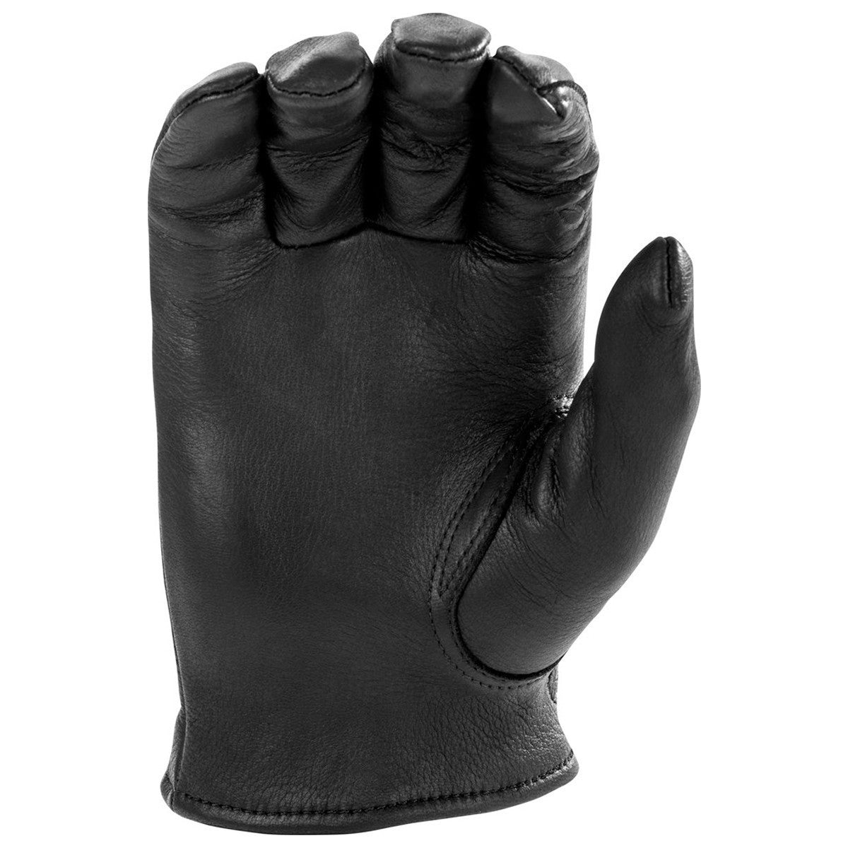 Highway 21 Louie Leather Motorcycle Gloves - Black Palm View