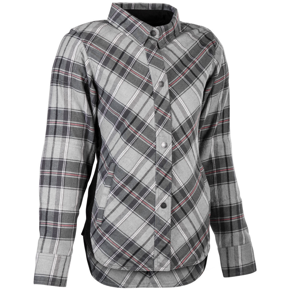 Highway 21 Women's Rogue Flannel Shirt - Grey