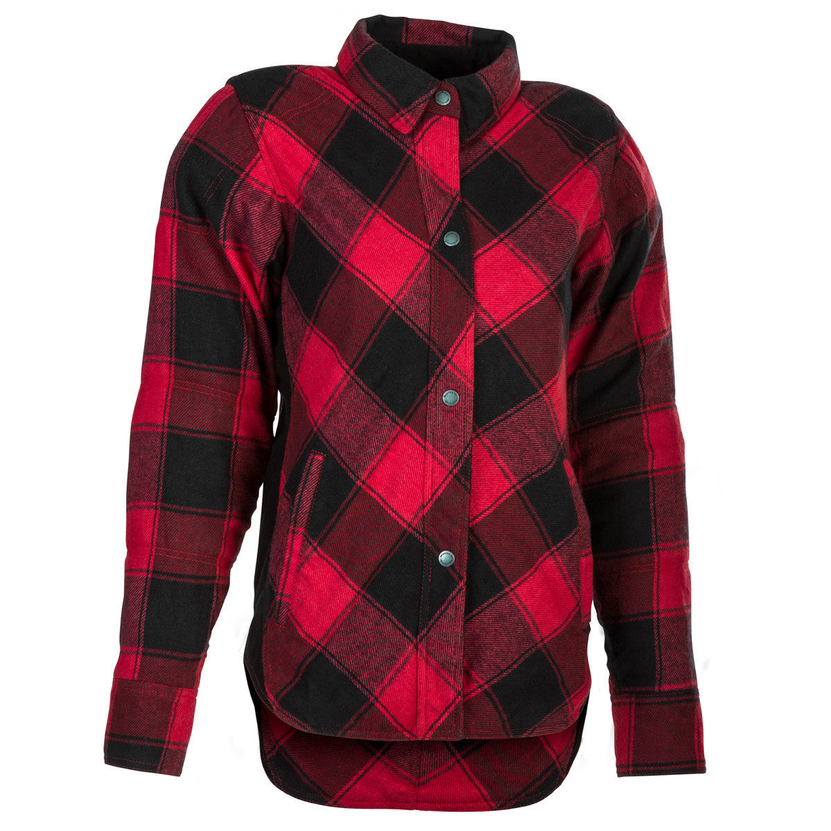 Highway 21 Women's Rogue Flannel Shirt - Red/Black