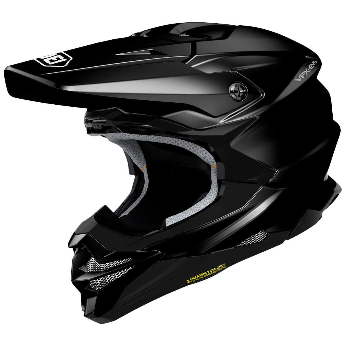 Shoei VFX-EVO Off Road Motorcycle Helmet - Black