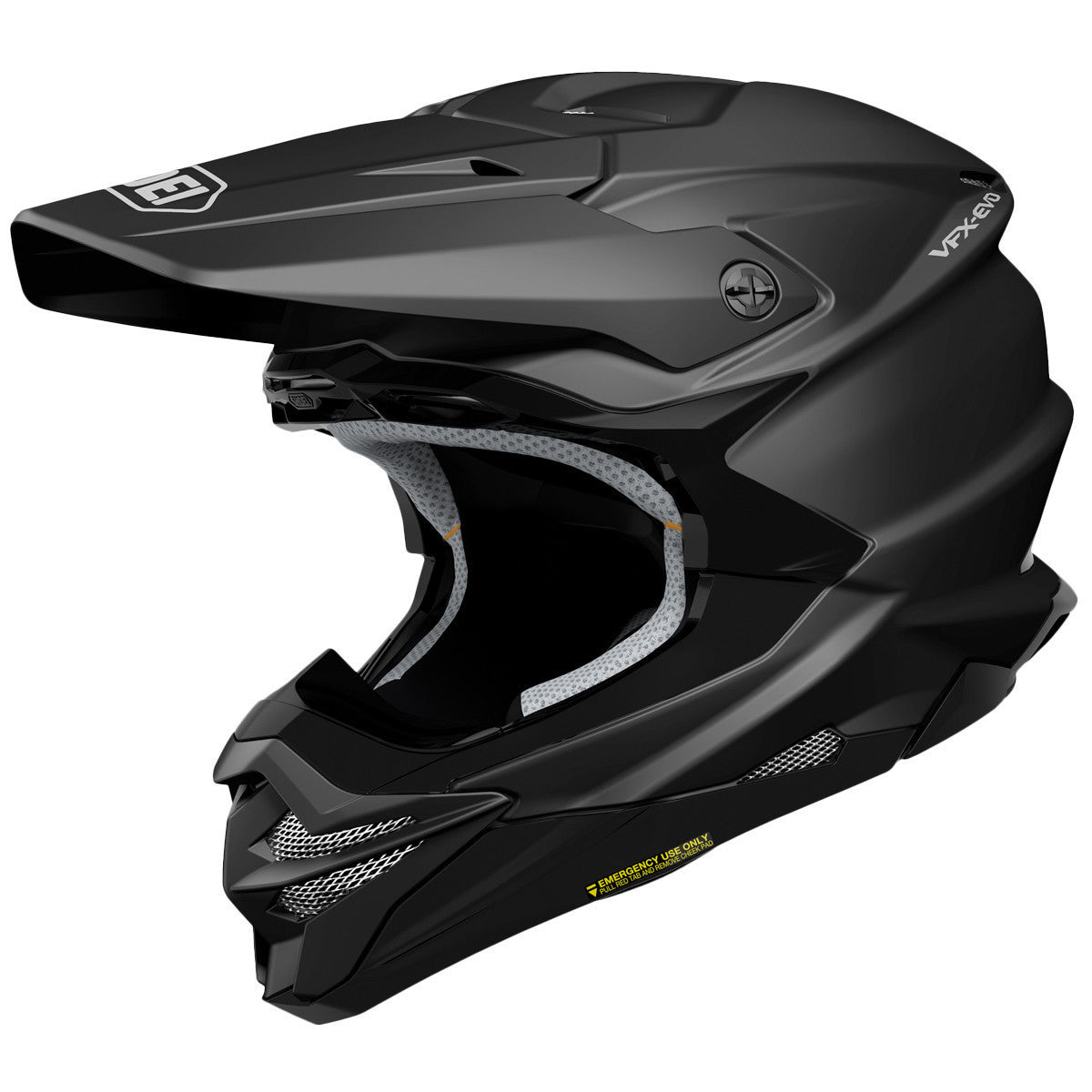 Shoei VFX-EVO Off Road Motorcycle Helmet - Matte Black