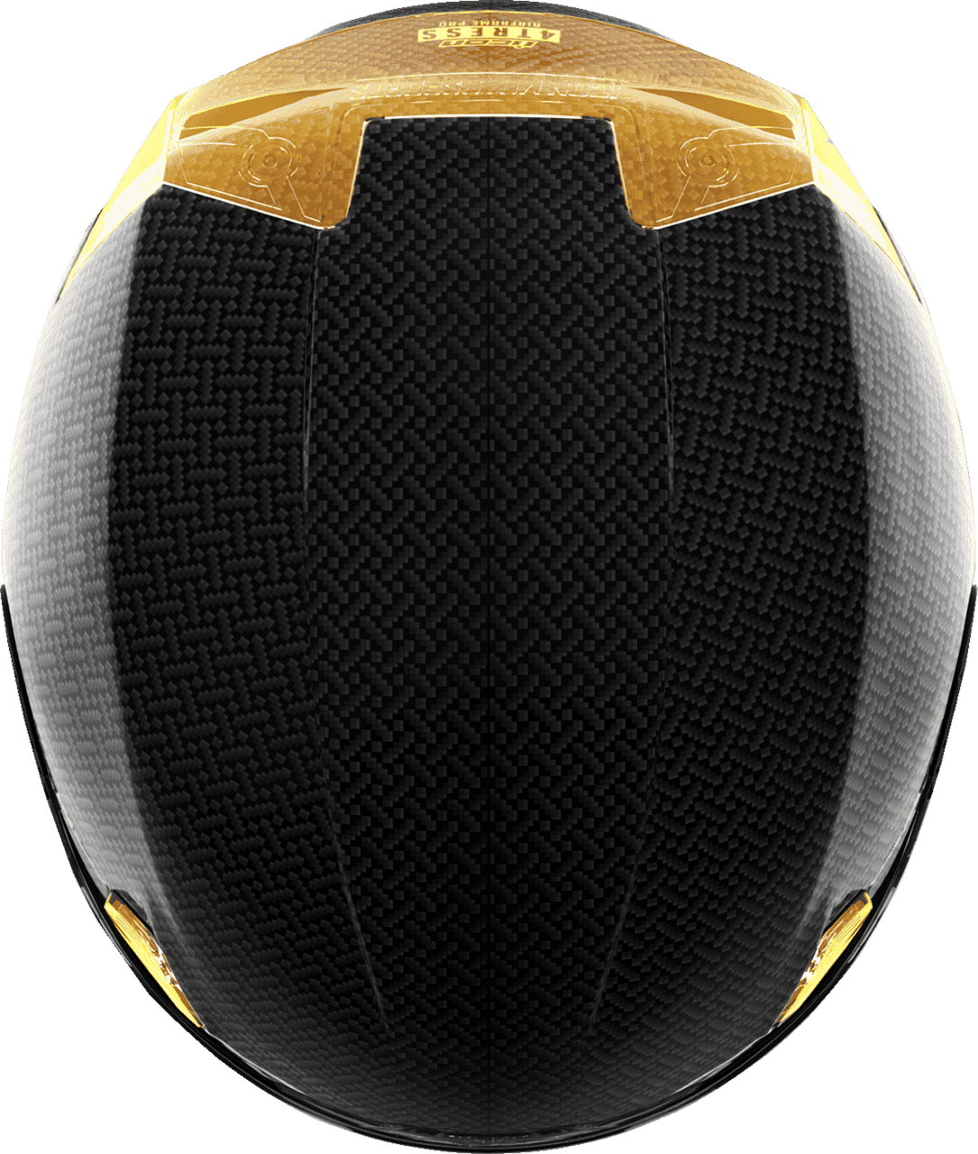 icon-airframe-pro-carbon-4tress-full-face-motorcycle-helmet-yellow-top-view