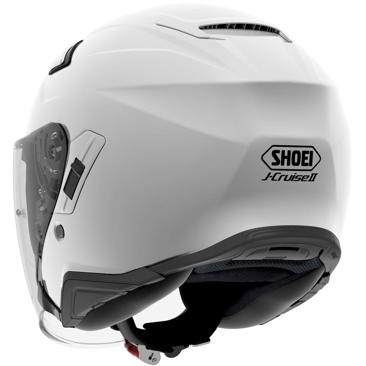 Shoei J-Cruise II Helmet - White Rear View